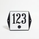 Sonnette avec oreille de modèle de numéro de maison