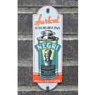 plaque émaillée de propreté Negri Chrome brillant