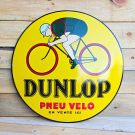 Panneau de garage Dunlop pneu vélo