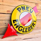 Pneu Englebert plaque email