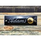 Plaque de nom avec sonnette