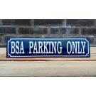 BSA parking only