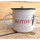 Tasse émail Motor racing