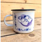 Tasse émail Delftware