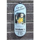 plaque émaillée de propreté Hulstkamp's Oude Genever