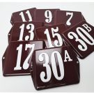 Numéro de maison Escalier maison à pignon