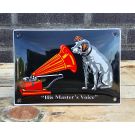 His Masters plaque émaillé