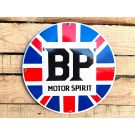 BP Motor spirit Plaque Émaillée vintage