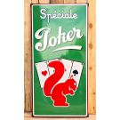 Plaques émaillées publicitaires Joker Bière