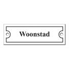 Modèle de plaque signalétique Ville résidentielle