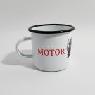 Tasse émail Motor racing