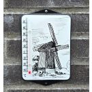 Moulin thermomètre émaillée