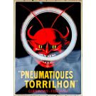 Pneumatiques Torrilhon plaque emaillee