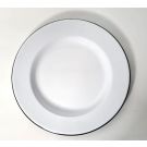 Service d'assiettes en émail - 5 pièces - 21 cm