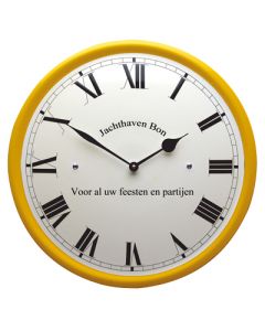 Horloge avec texte personnel Romeins