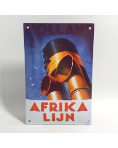 Afrika Lijn plaque émaillé