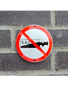 signe d'interdiction d'alcool