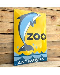 plaque émaillée Zoo Antwerpen – Dauphin