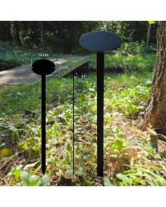 Support avec pique de sol pour panneaux 12×8 cm