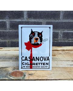 Casanova plaque émaille blanc