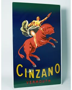 Cinzano plaque emaillee