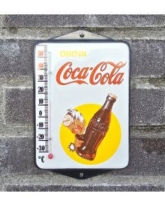 Coca Cola Drink Thermomètre en émailée