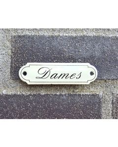 Dames Émaillée Classique avec Nom cursive