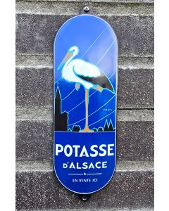 plaque émaillée de propreté Potasse D'Alsace
