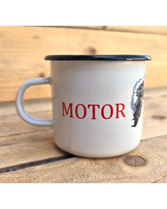 Tasse émail Motor racing