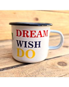 Tasse émail DREAM IT