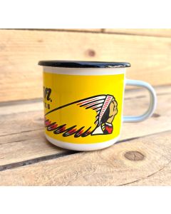 Indian tasse en émail