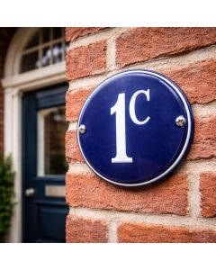 Numéro ronde avec bord