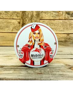 Mobiloil Vacuum oil company Lady