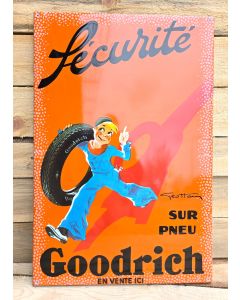 Plaque émaillée Goodrich Sécurité