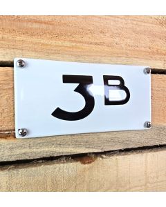 Numéro de maison en émail Blijdorp