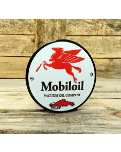 Mobiloil Vacuum oil company.