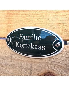 Plaque bombée avec bord + cadre