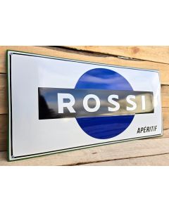  Plaque émaillée Rossi Apéritif