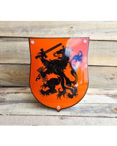 bouclier en émail du Royaume des Pays-Bas