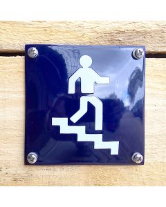 icône d'escalier en émail