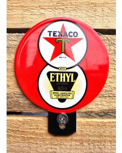 Texaco Ethyl gasoline enamel sign