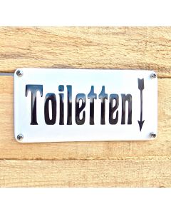 Toiletten "pijl omlaag"