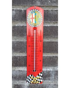 Thermomètre en émail Alfa Romeo Milano