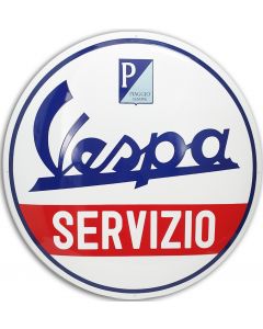 Vespa Servizio grand émail