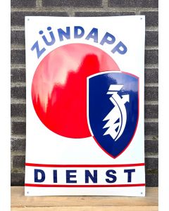 Zundapp dienst Plaque émaillée