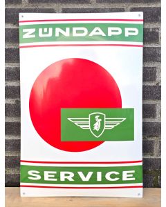 Zundapp service plaque émaillée