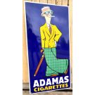 Enseigne publicitaire émaillée Adamas Cigarettes BIG