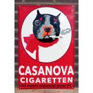 Casanova Cigaretten rouge plaque émaillé