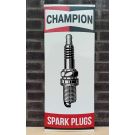 Plaque émaillée Champion spark plugs