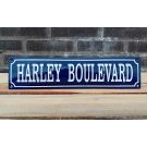 Harley Boulevard Bleu